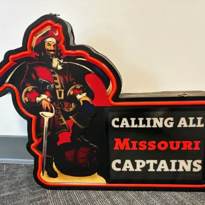 Captain Morgan Neon Sign