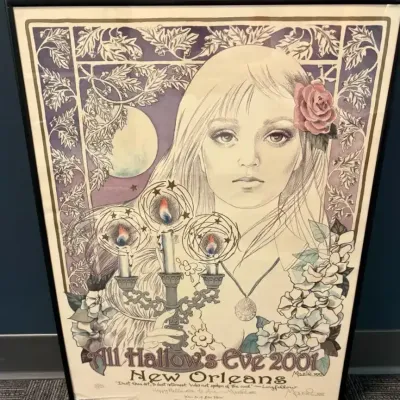 Signed Print By Music MMI: “Once In a Blue Moon”
