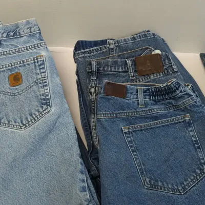 Vintage Levi's, Carhartt, Wrangler And LL Bean Jeans