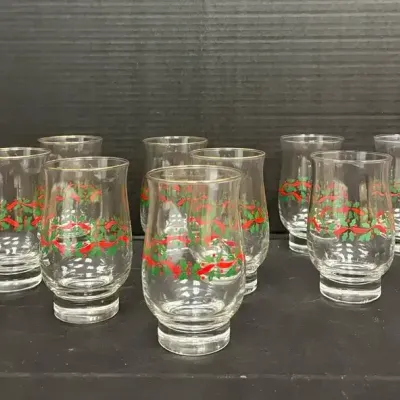 Holly Berry Glasses