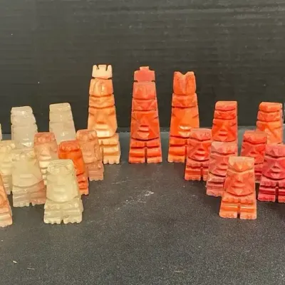 Mexican Onyx Chess Pieces