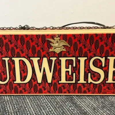Budweiser Light Up Sign