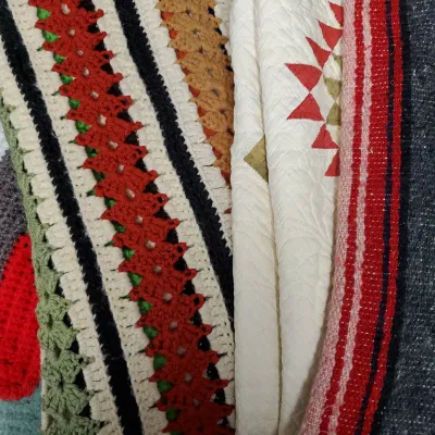 Blanket Bundle- Afghans, Wool Indian, Tree Quilt