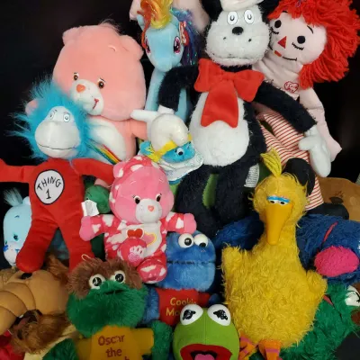 Vintage Plushies- Sesame Street, MLP, Alf,Dr Seus