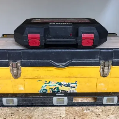 Tool Box with Tools, Husky Ratchet Set