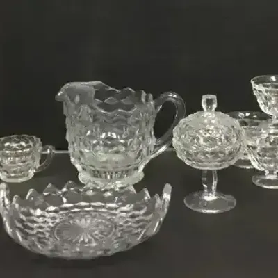 Fostoria America Glass Serving Collection
