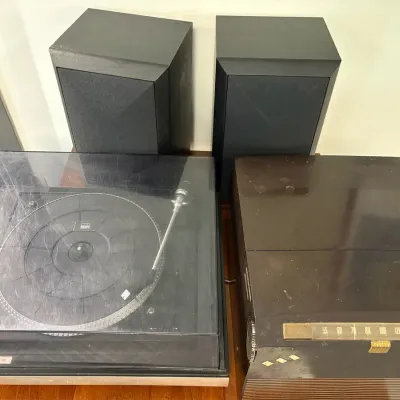 Record Player , 45 Player, and Speakers