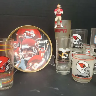 KC Chiefs + Mizzou Tiger Tail & Multi Team Memrobilia