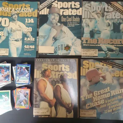 100+ Baseball Cards, Sports Illustrated Mark McGwire