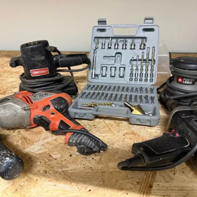 Craftsman, Black & Decker, Porter Cable and Drill Bits 