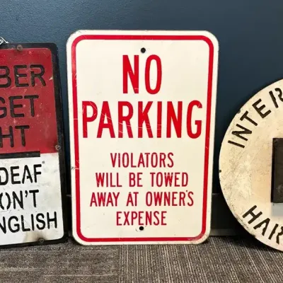 Metal Wall Signs 