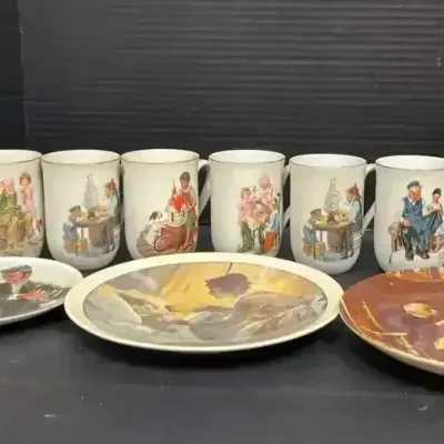Norman Rockwell Coffee Mugs