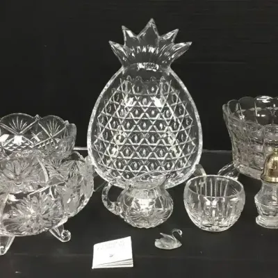 Shannon Crystal, Swarovski, Rogers With Crystal Serving Collection