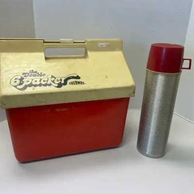 Vintage Thermos & Thermos Double 6-Packer Cooler