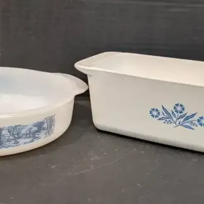 Corning Ware & Glasbake Currier & Ives