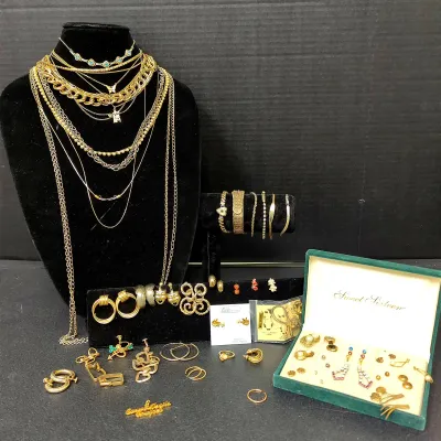 Gold Toned Costume Jewelry 