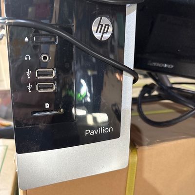 Sale Photo Thumbnail #324: HP Pavillion, Lenovo monitor and Apple computer