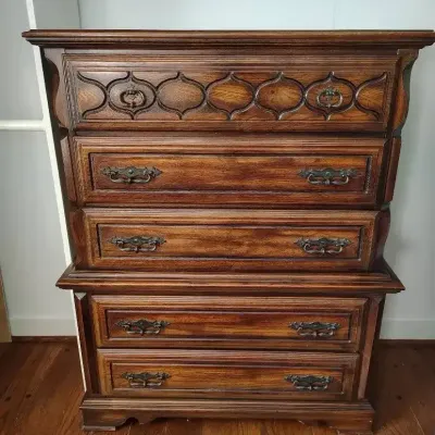 Vintage Sumter Cabinet Company 5-Drawer Chest of Drawers – South Carolina