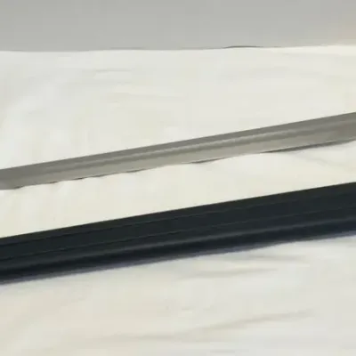 Dark Armory Viscount Sword W/Black Leather Scabbard