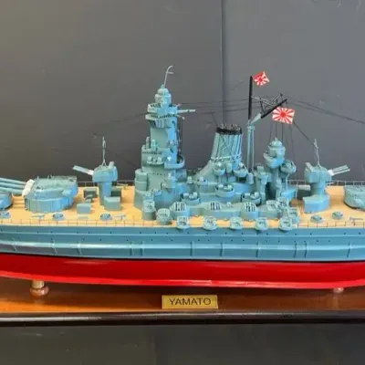 Imperial Japanese Navy Battleship Yamato Model
