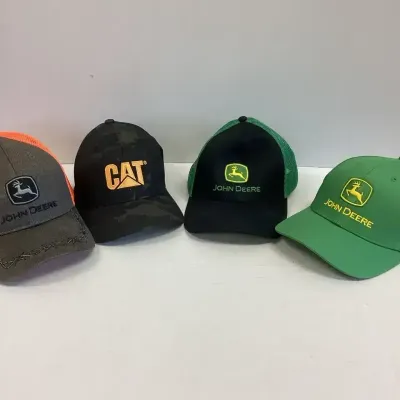 Four Adjustable Tractor Baseball Hats