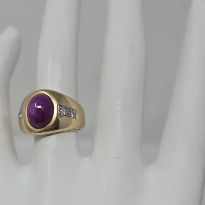 Star Ruby Ring Size 6 Approx. 7.73g