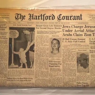 Antique and Vintage Newspapers (WWI era, 1948, 1988)