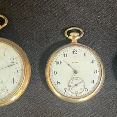 Vintage Pocket Watches - Imperial, Elgin (3pc)