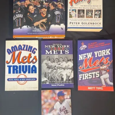 Vintage “Mets” Baseball Book Collection (6 books)