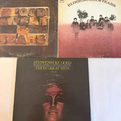 Vintage Vinyl - Blood Sweat & Tears, Steppenwolf (3pc)