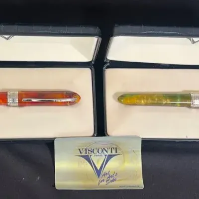 Vintage Visconti Ball Point Pens (2pc)