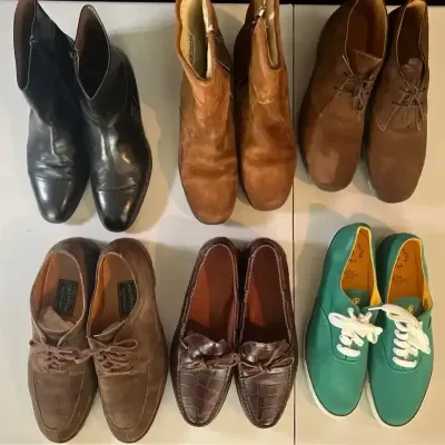 Men’s Shoes - Polo, Bally, Hush Puppies, Ralph Lauren (6pc)
