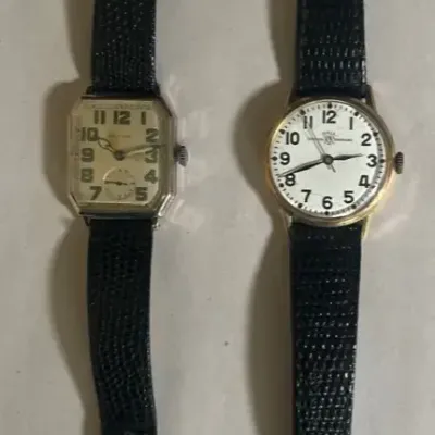 Two Vintage Men’s Watches, One Ball RR Official Standard And One Waltham