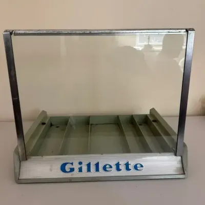 Vintage Gillette Display Case 