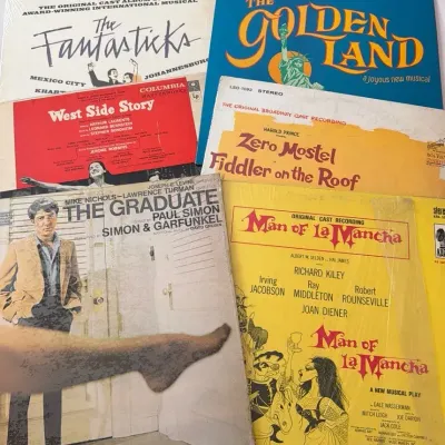 Classic Vinyl Soundtracks-The Graduate, Man Of La Mancha, Fiddler On The Roof, West Side Story (6pc)