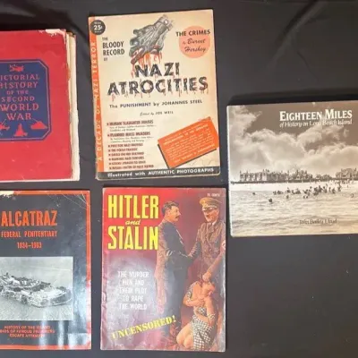 Vintage WWII/History Of Long Beach Island Books (5 items)