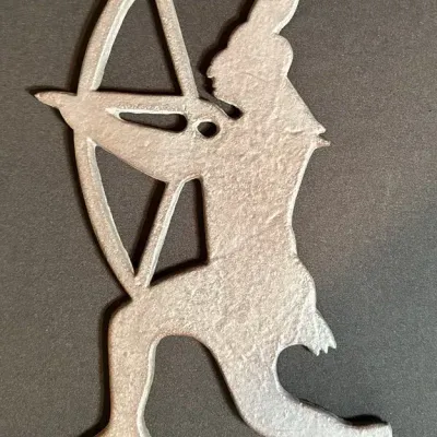 Cast Iron “Treaty Token” Plaque 