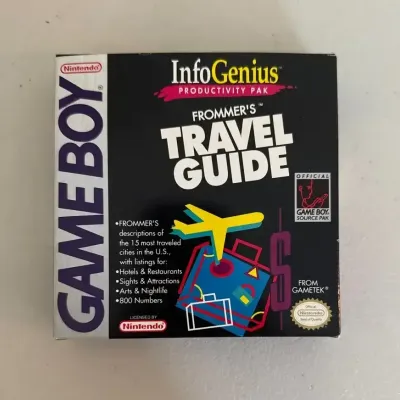 GameBoy Frommers Travel Guide Game In Box