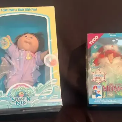 Vintage Disney Ariel & Cabbage Patch Dolls (2pc)