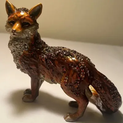 Limited Edition Jay Strongwater Jeweled Fox