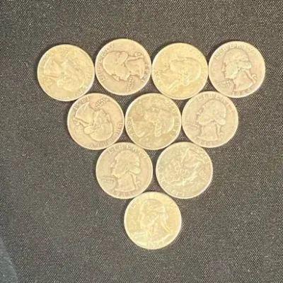 2 Oz Junk Silver Quarters - 10 count