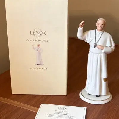 LENOX Pope Francis Porcelain Figurine 