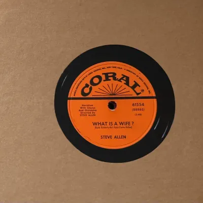 Eclectic Vintage Vinyl - Collection Of 78RPMs & 33RPM!! Steve Allen, The Dream Weavers, The Hulians