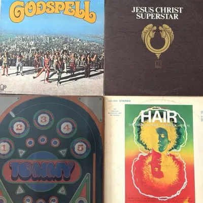 Vintage Vinyl - Classic Rock: Hair, Godspell, Jesus Christ Superstar, Tommy (4pc)