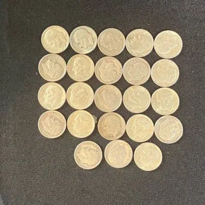 2 Oz Junk Silver Dimes - 23 count