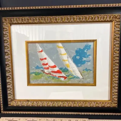 Pendant La Course By Urbain Huchet Lithograph
