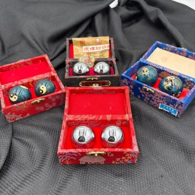 vintage Chinese Baoding balls (also known as health or meditation exercise