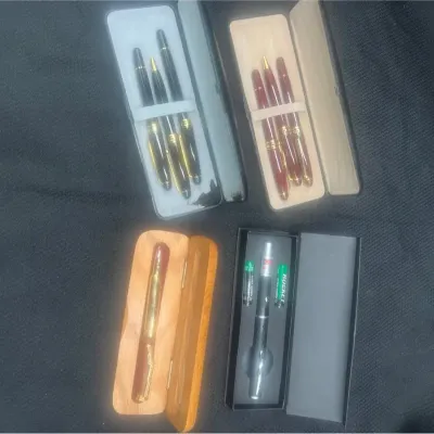 Vintage Lot Of Writing Pens & Pointer