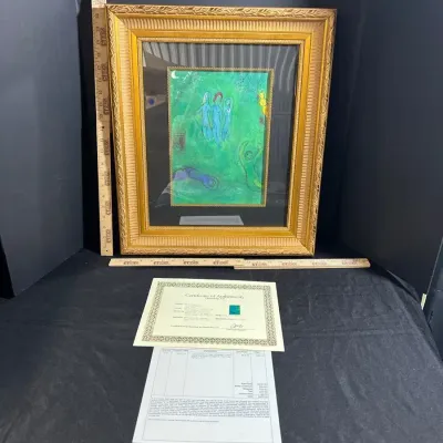 “The Dream Of Daphnis :The Three Nymphs” By Marc Chagall