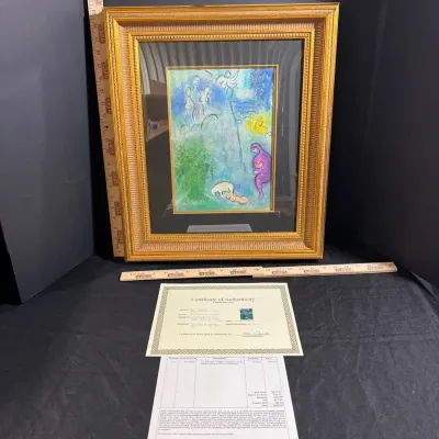 “ Chloe is found by Dryas” By Marc Chagall 